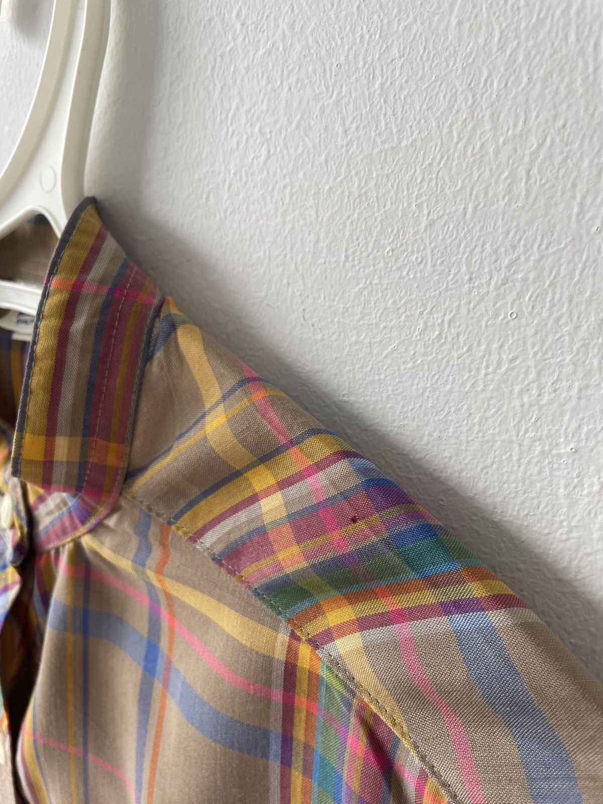 Levi's 1960s Vintage Levi’s Women’s Band collar plaid shirt Size S / US 4 / IT 40 - 12 Thumbnail