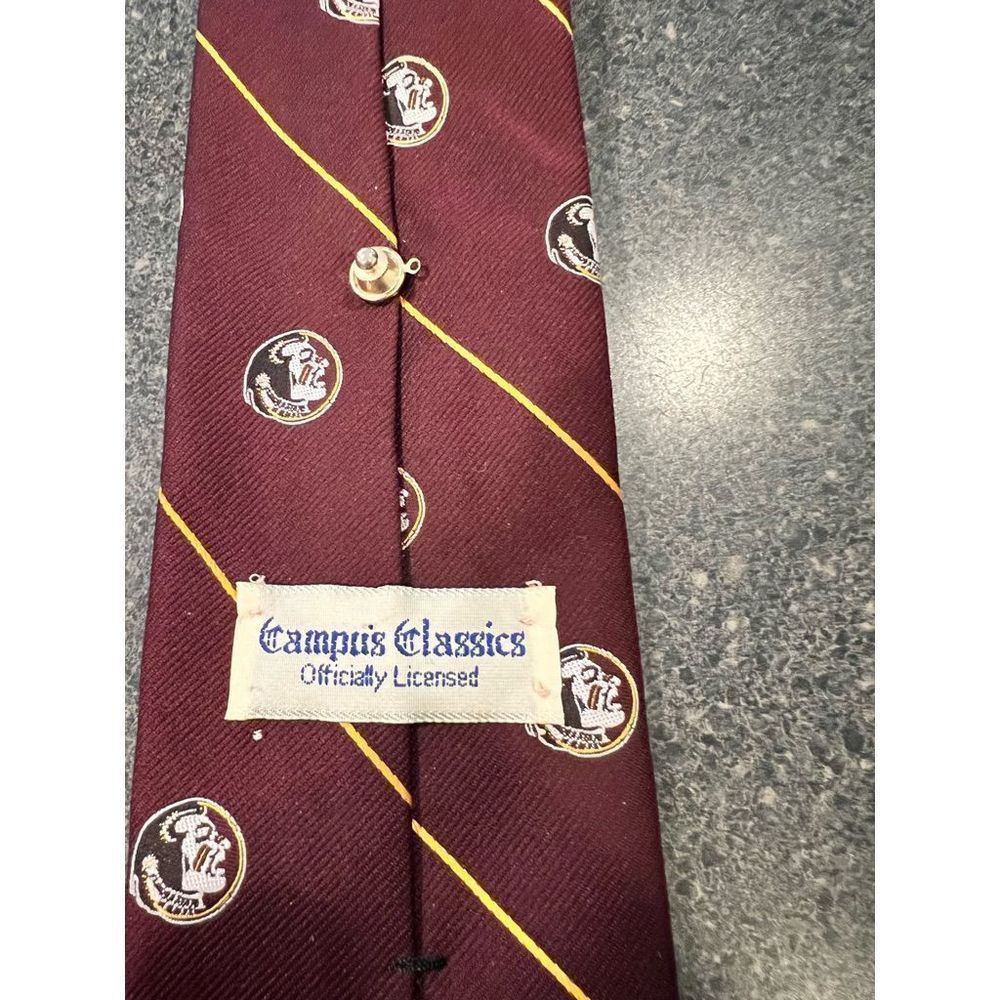NCAA Florida State Seminoles FSU University NECK TIE Size ONE SIZE - 7 Thumbnail