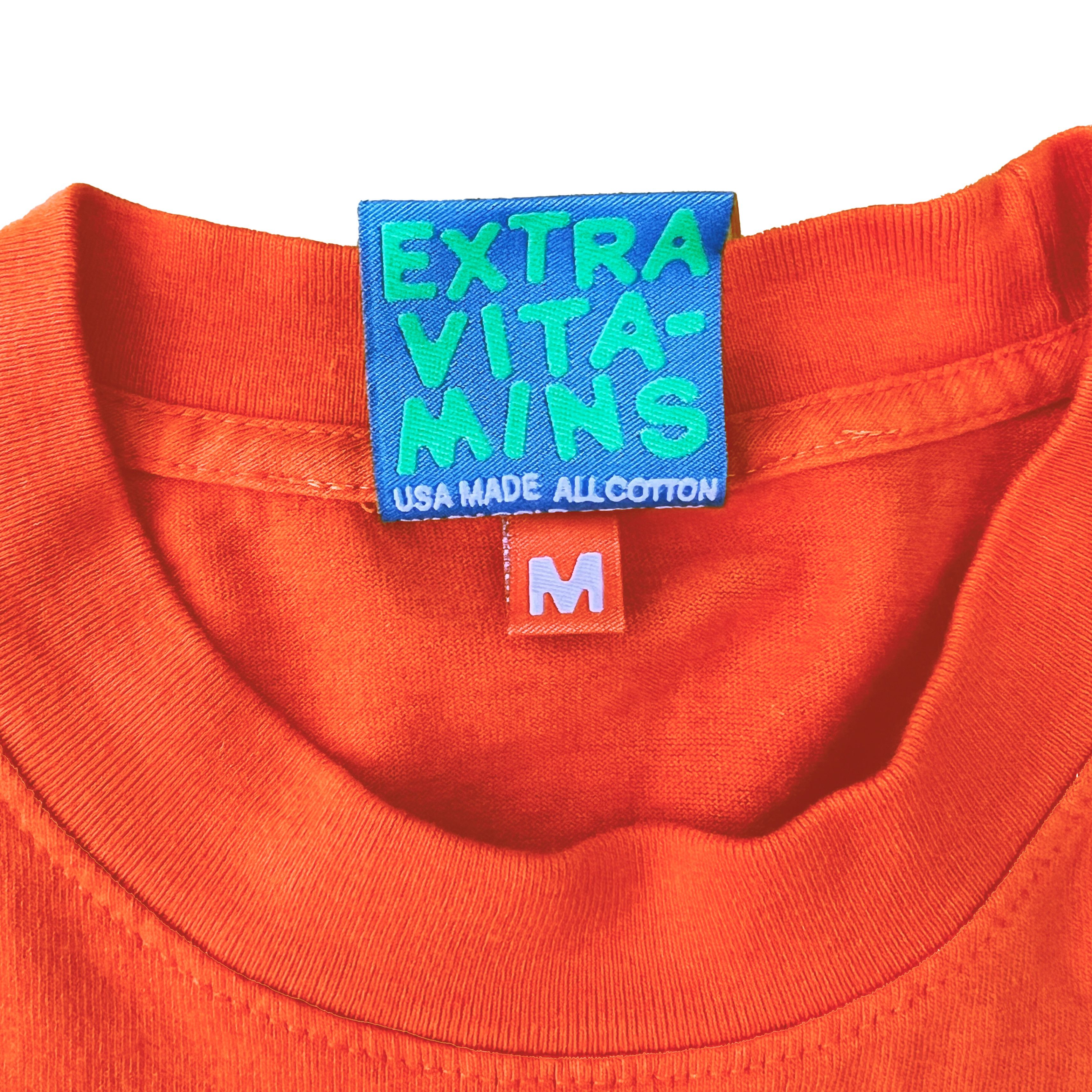 Extra Vitamins Extra Vitamins Peace Tee in Orange Size M Size US M / EU 48-50 / 2 - 4 Thumbnail