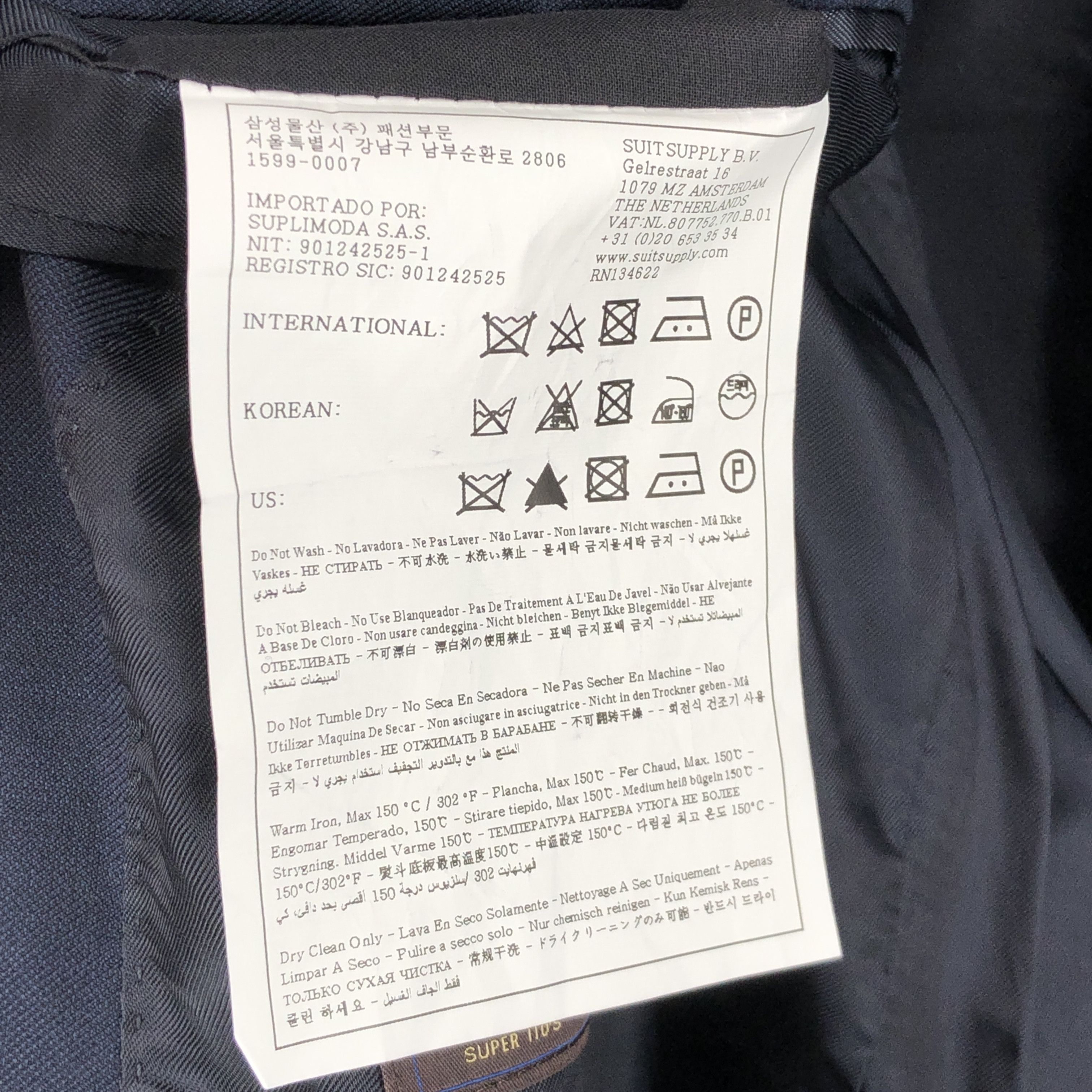 Suitsupply Lazio Single Breasted Wool Blazer Size EU:52; UK:42; US:42S Size 42S - 10 Thumbnail