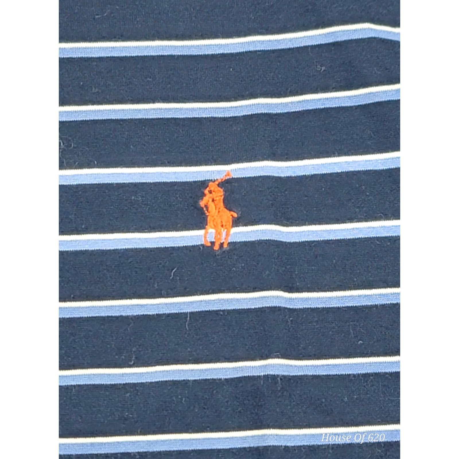 Ralph Lauren Ralph Lauren Polo Shirt M Blue Stripe Short Sleeve Men Polo Shirt Regular Fit Blue Navy Pony 50s 60s Inspired Size US M / EU 48-50 / 2 - 4 Thumbnail