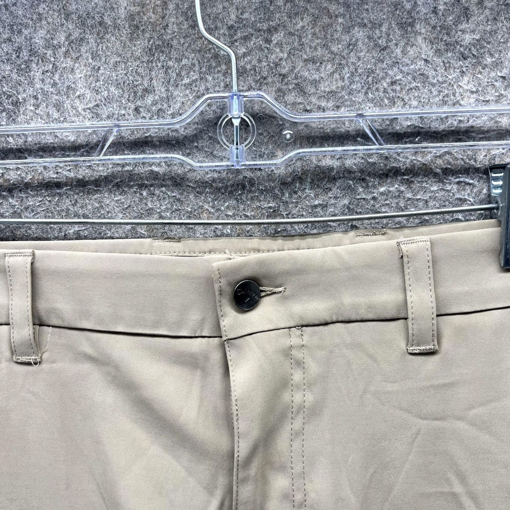 Callaway Callaway Pants Mens 36x32 Beige Performance Golf Stretch Flat Front Khaki Pants Mens Regular 36 Beige Khaki Golf Size US 36 / EU 52 - 6 Thumbnail