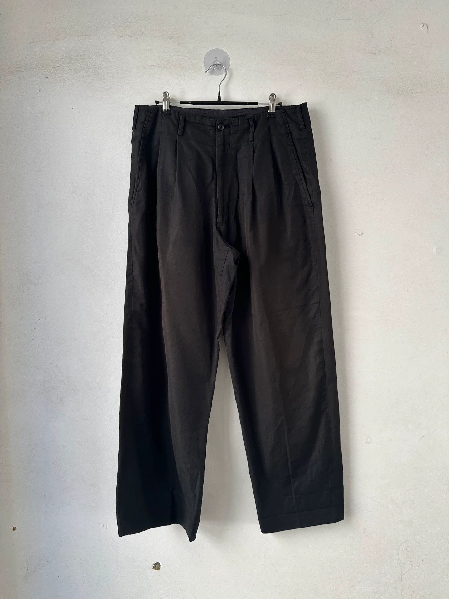 Yohji Yamamoto Yohji Yamamoto 02SS Baggy Pants 4 (Back Waist Color Fade) Size 27" / US 4 / IT 40 - 1 Thumbnail