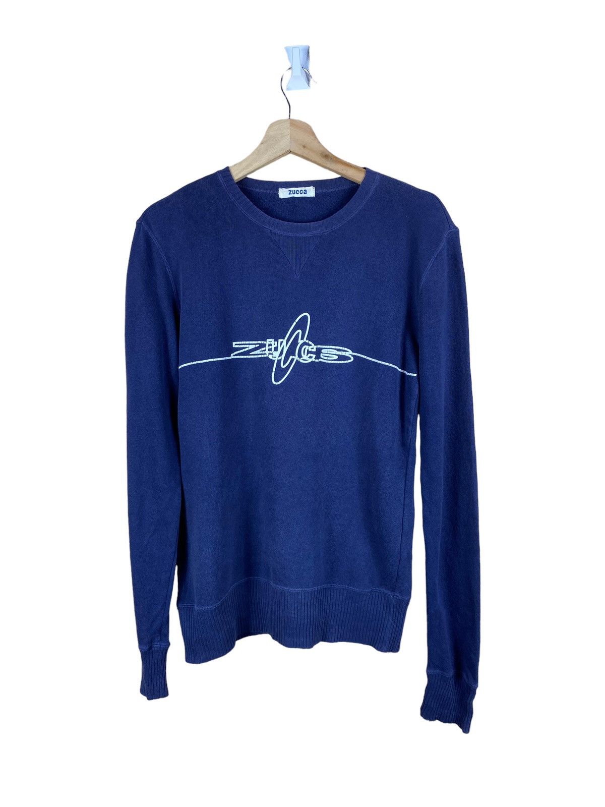 CABANE de ZUCCa × Issey Miyake × Zucca VINTAGE ZUCCA SPELLOUT SWEATSHIRT Size US S / EU 44-46 / 1 - 1 Thumbnail
