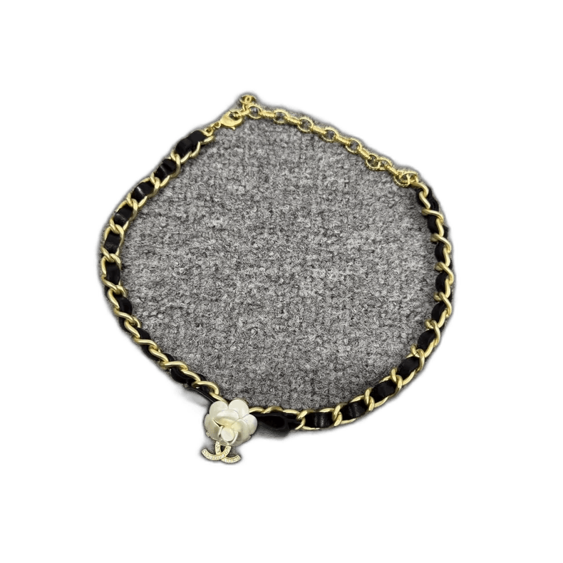 Chanel 20A Camellia Choker Necklace -2505