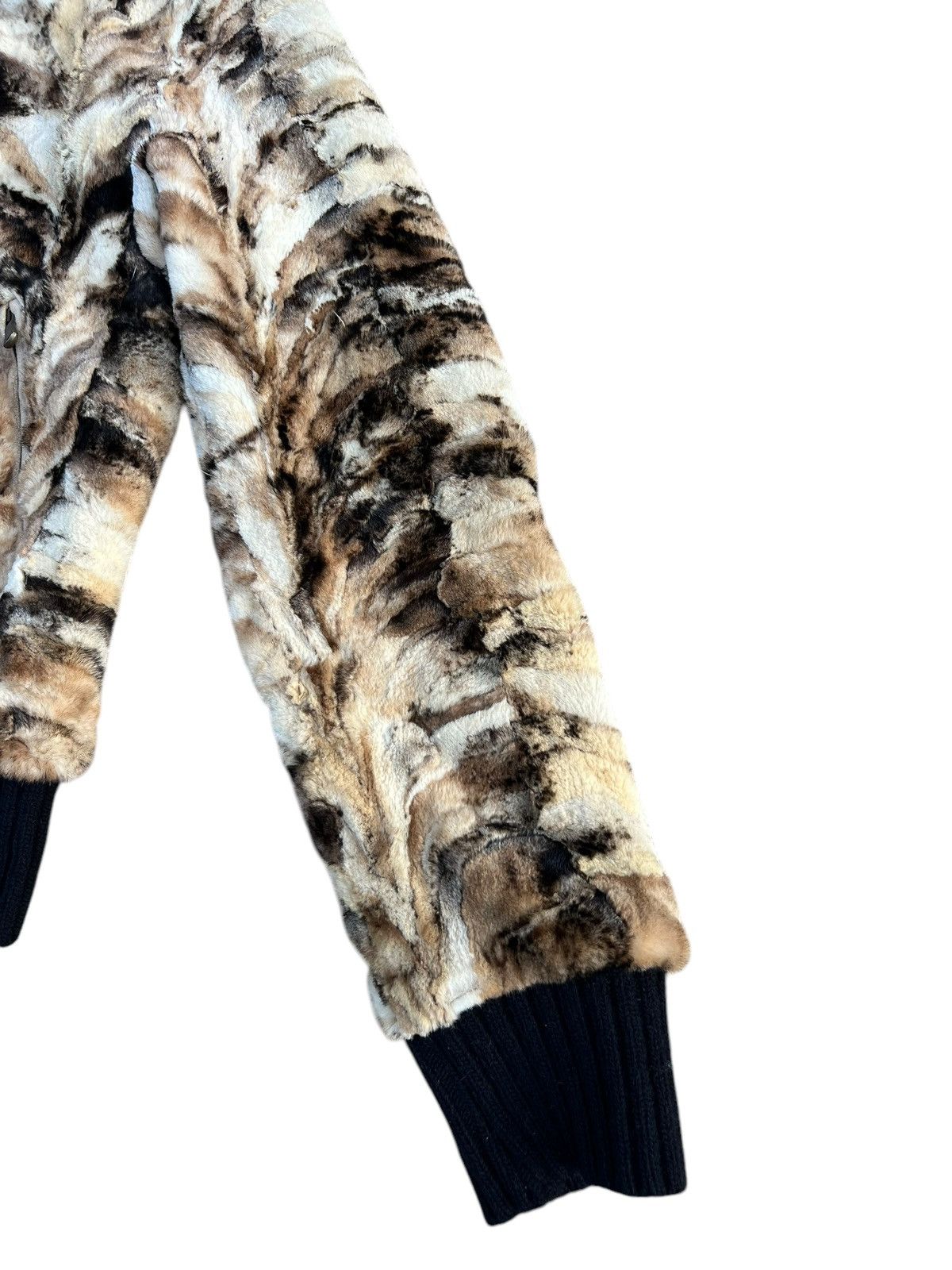 Costume National Archive Costume National Leather Fur Bomber Jacket Size US XS / EU 42 / 0 - 12 Thumbnail