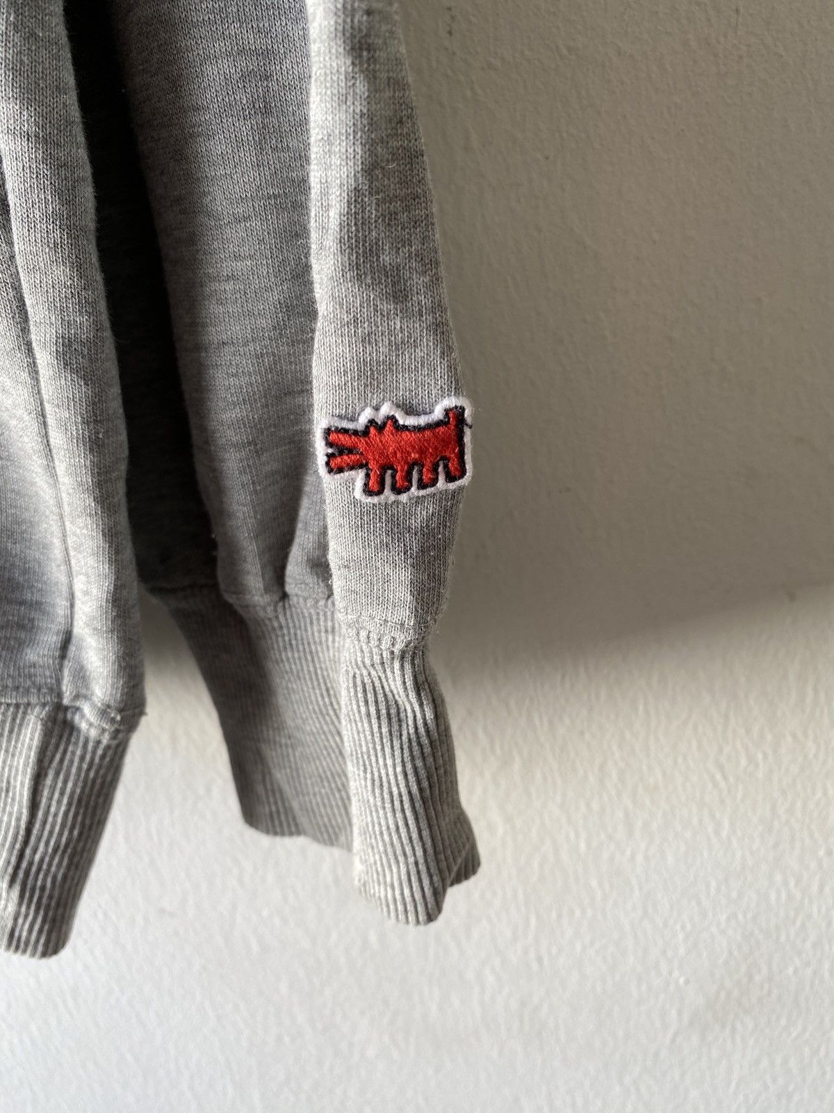 Keith Haring × Vintage Vintage K.Haring Baby Radiant Oversized Hooded Sweatshirt Size US XL / EU 56 / 4 - 11 Thumbnail