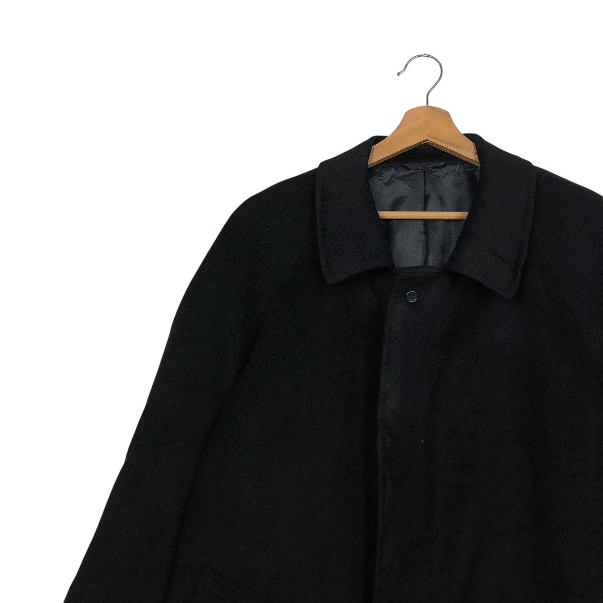 Japanese Brand × Vintage 📌Vintage Wool Long Jacket Valentino Rudy Italy Issey Miyake Size US L / EU 52-54 / 3 - 8 Thumbnail