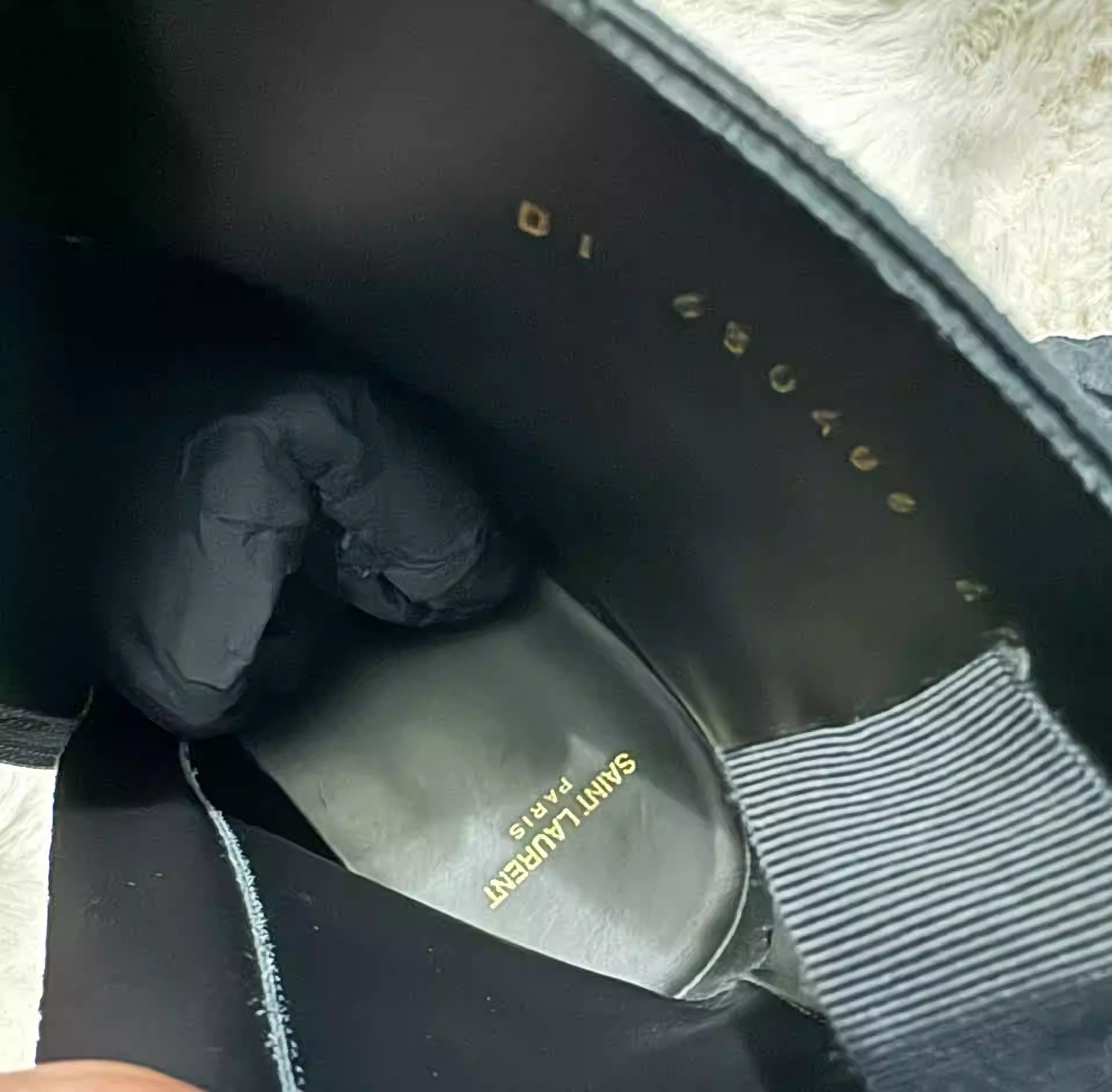 Saint Laurent Paris Saint Laurent Embossed Chelsea Boots Size US 10 / EU 43 - 7 Thumbnail
