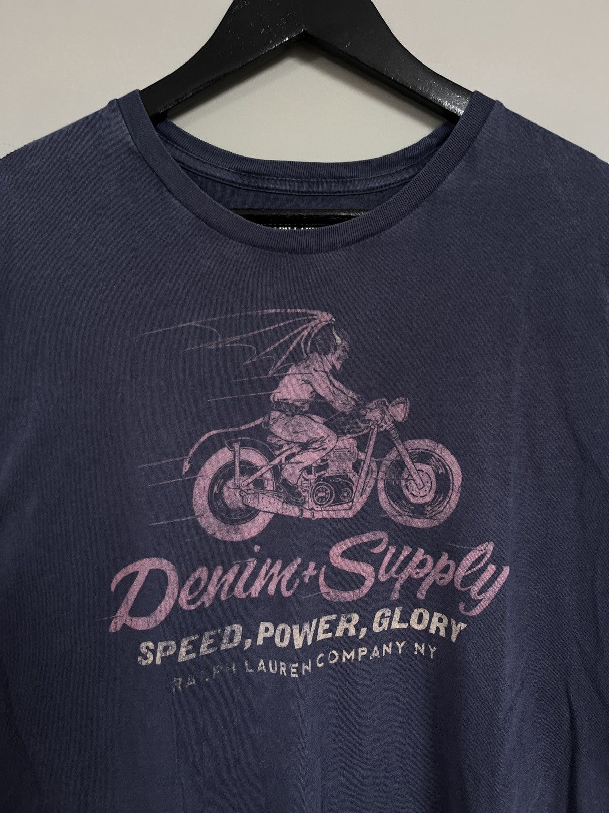 Denim & Supply Ralph Lauren Ralph Lauren Denim&Supply Moto Devil Americana T-shirt Size US L / EU 52-54 / 3 - 3 Thumbnail