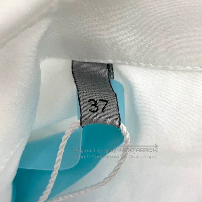Dior Dior Size 37 White bee embroidery cotton lapel single-breas Size US XXS / EU 40 - 7 Thumbnail