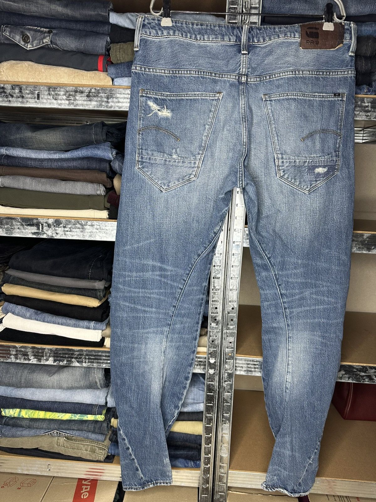 G-Star G-Star Raw Restored Denim Jeans Distressed Mens W34 L34 Size US 34 / EU 50 - 6 Thumbnail