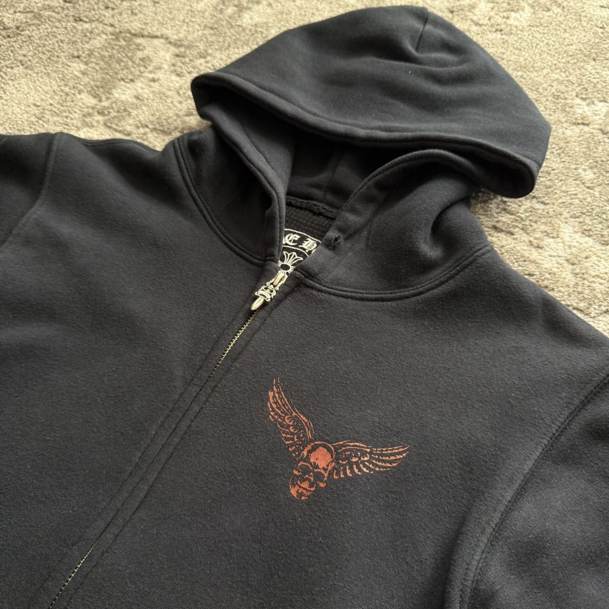 Chrome Hearts × Vintage Chrome Hearts FOTI Red Skull Zip Up Hoodie Very Rare 90’s Size US S / EU 44-46 / 1 - 3 Thumbnail