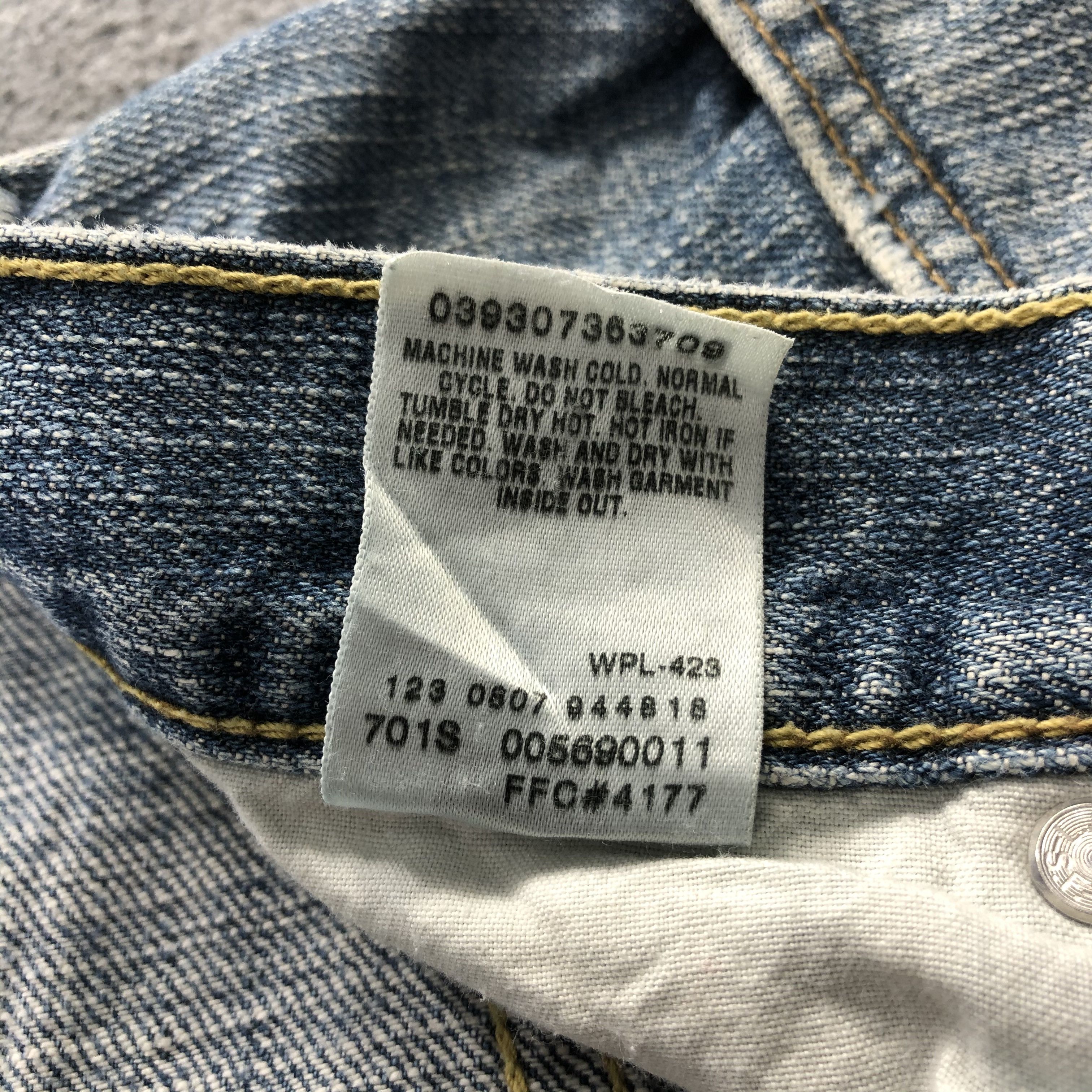Levi's Vintage Blue Wash Levis 569 Jeans-J1504 Size US 41 - 11 Thumbnail