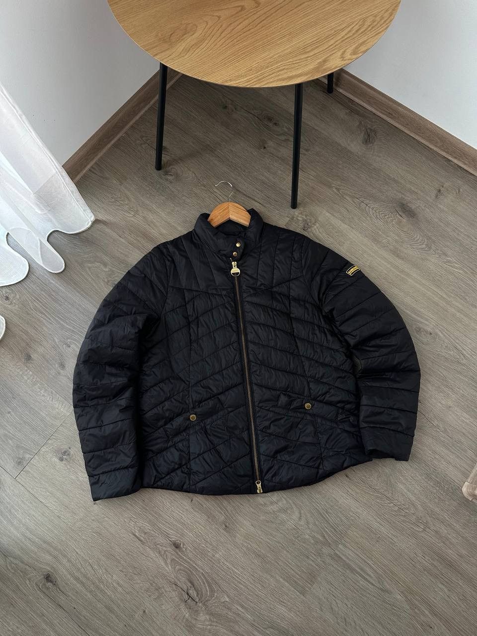Barbour Vintage Barbour International Quilted Jacket Black Moto Size US M / EU 48-50 / 2 - 2 Thumbnail
