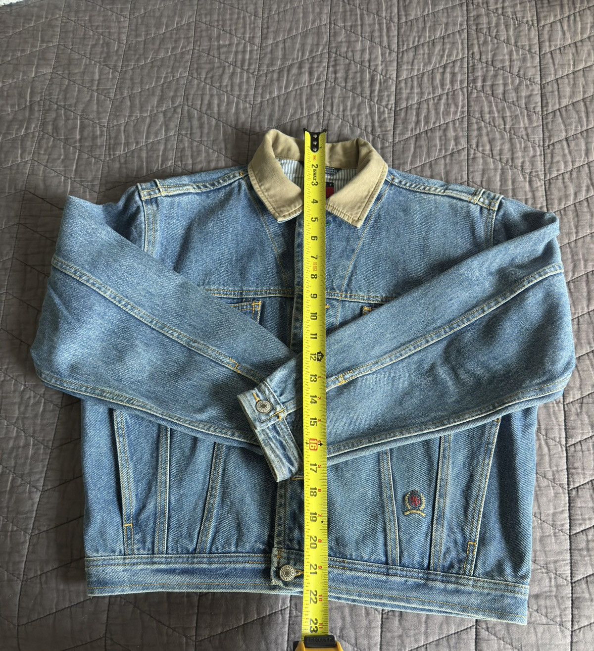Tommy Hilfiger Vintage Tommy Hilfiger Denim Jacket Size S / US 4 / IT 40 - 1 Thumbnail