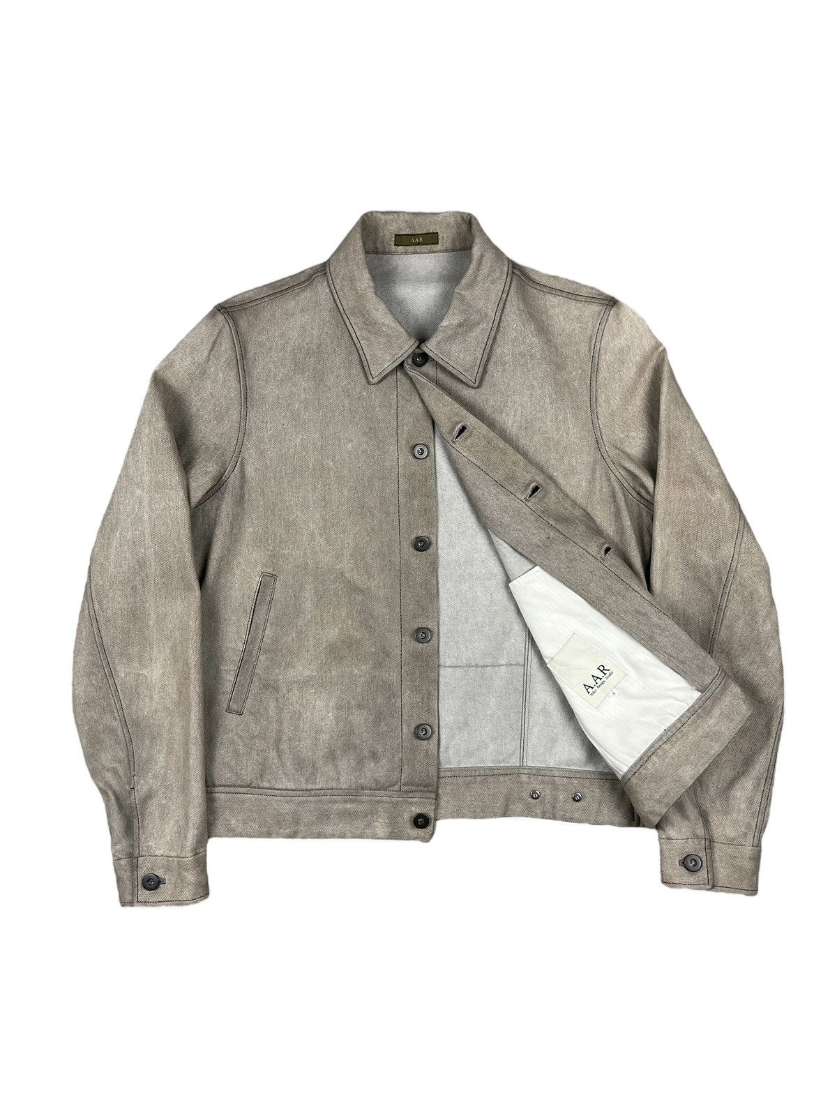 Yohji Yamamoto 1990 Yohji Yamamoto ‘Against All Risk” Denim Jacket Size US M / EU 48-50 / 2 - 1 Thumbnail