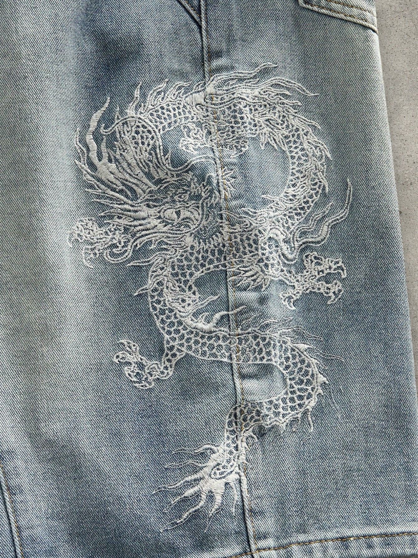 Vintage Washed jeans shorts Size US 34 / EU 50 - 3 Thumbnail