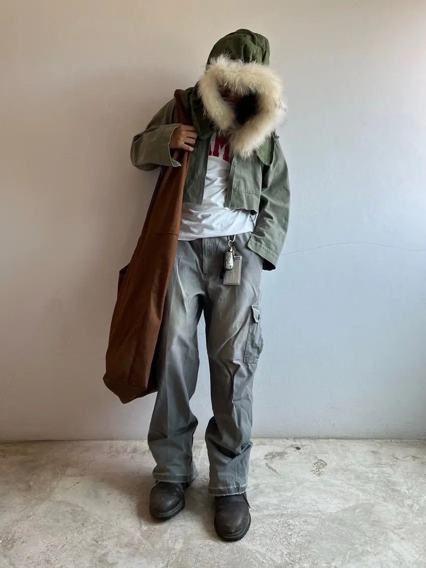 Vintage Vintage Military Cropped Jacket Size US M / EU 48-50 / 2 - 5 Thumbnail