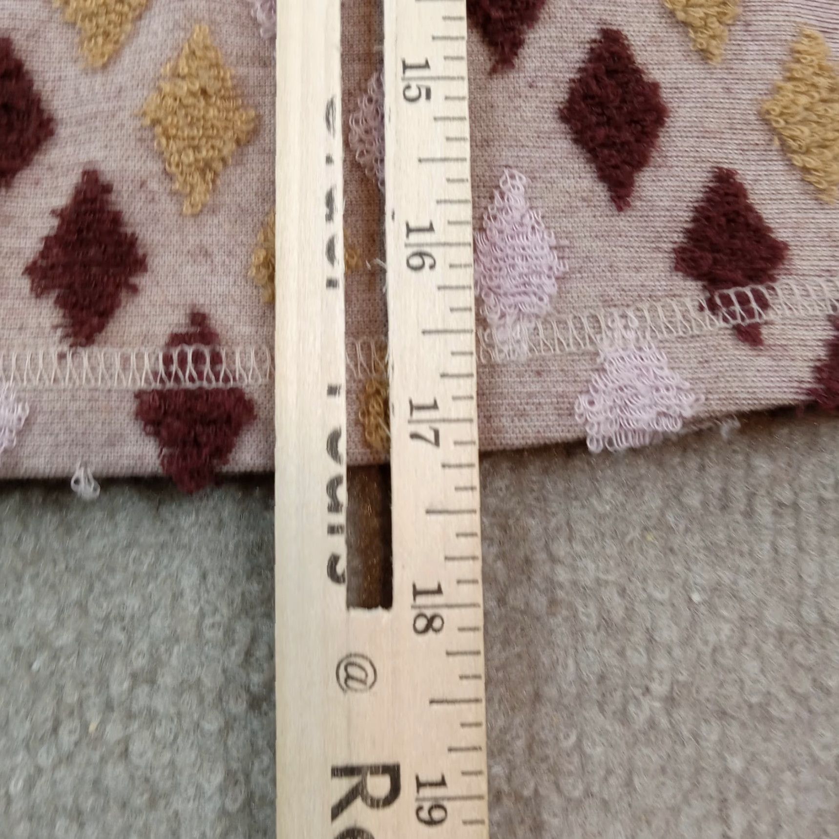 Free People Free People Top Womens XS Brown Diamond Cropped Long Sleeve Size XS / US 0-2 / IT 36-38 - 3 Thumbnail