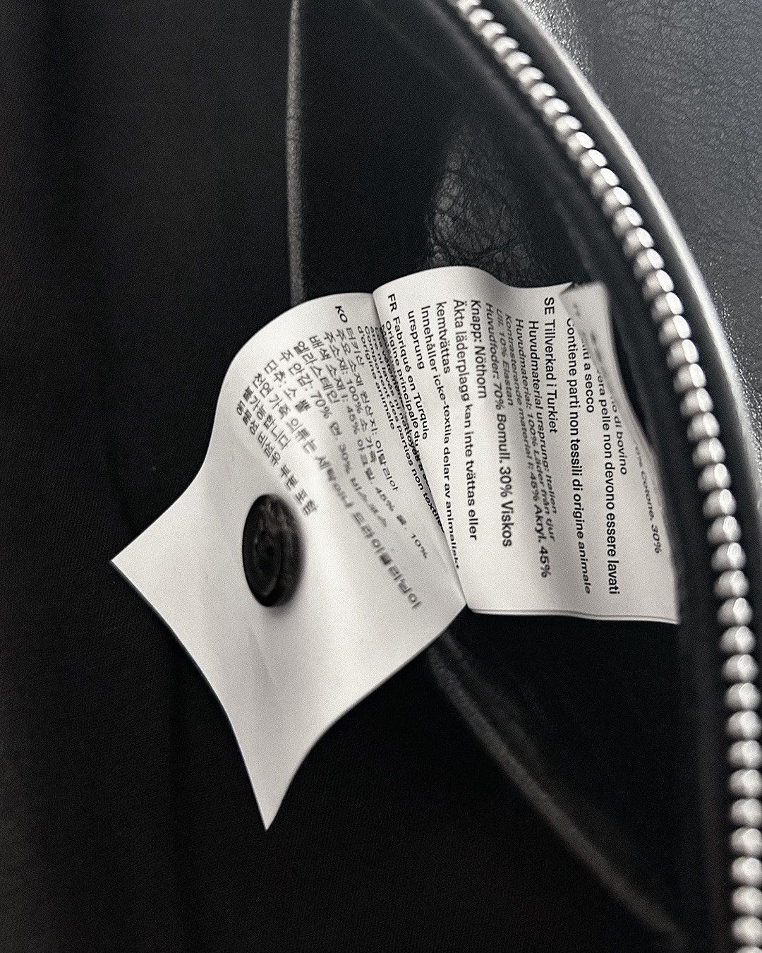 Our Legacy Our legacy Pharos 2025 leather bomber in black Size US M / EU 48-50 / 2 - 6 Thumbnail
