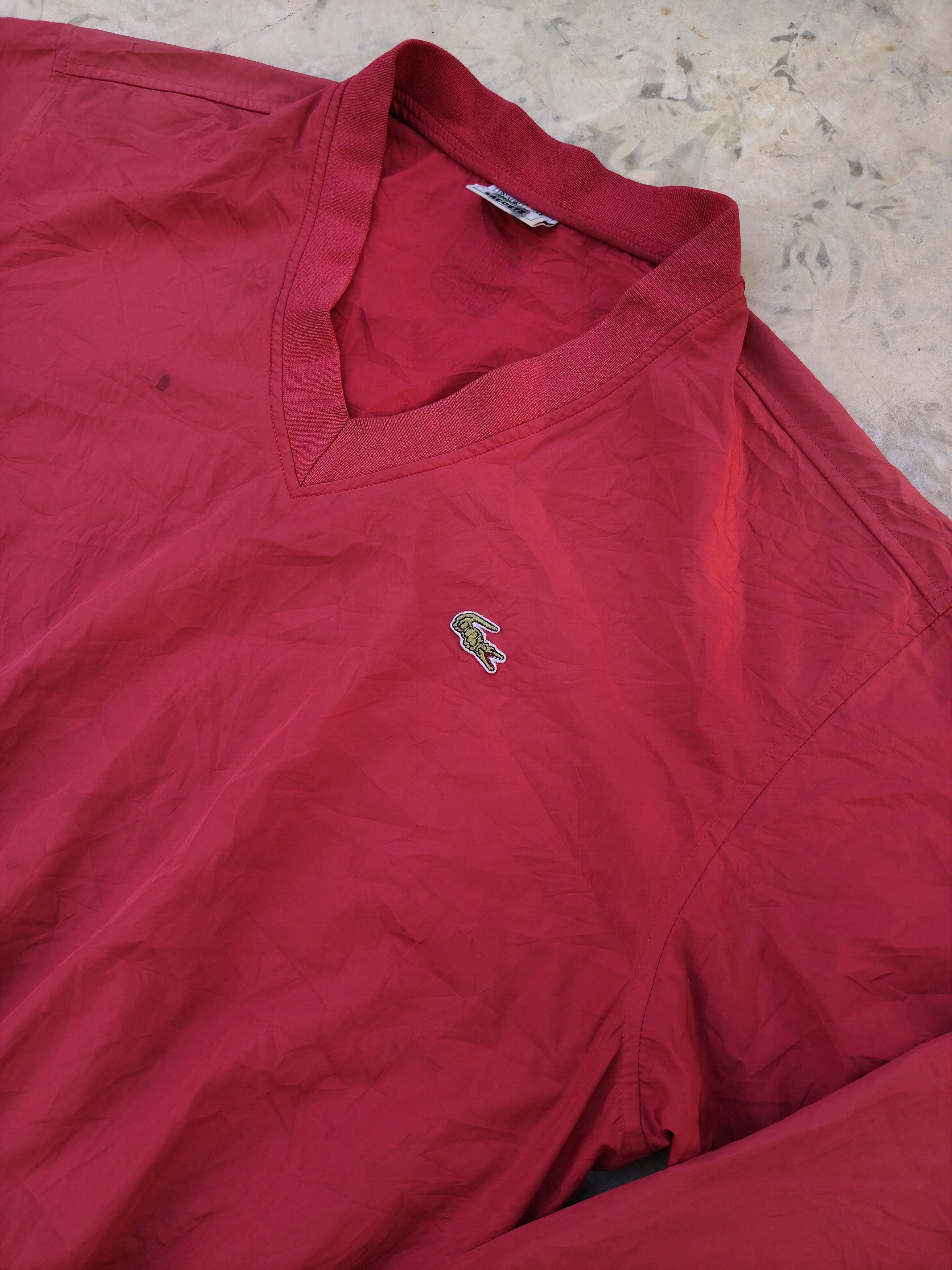 Lacoste Vintage Lacoste v-neck pullover sweater Size US L / EU 52-54 / 3 - 2 Thumbnail