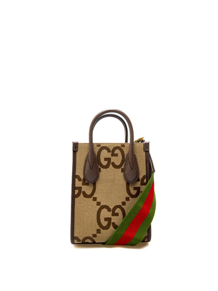 Gucci o1s1wg110125 Size: OS / Jumbo GG Mini Tote Bag Beige/Brown Size ONE SIZE - 1 Thumbnail