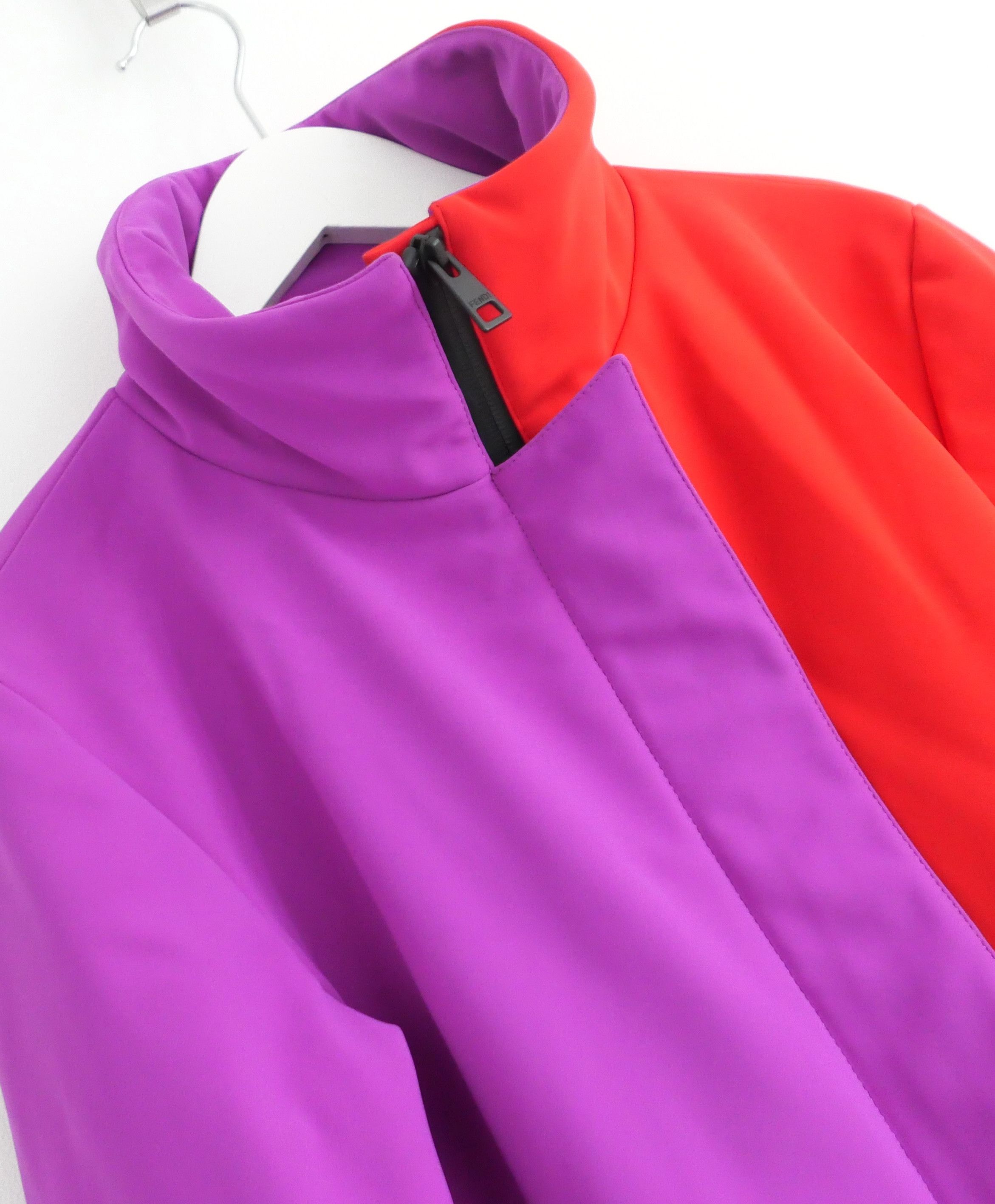 Fendi Fendi Red & Purple Puffer Ski Jacket Size M / US 6-8 / IT 42-44 - 3 Thumbnail