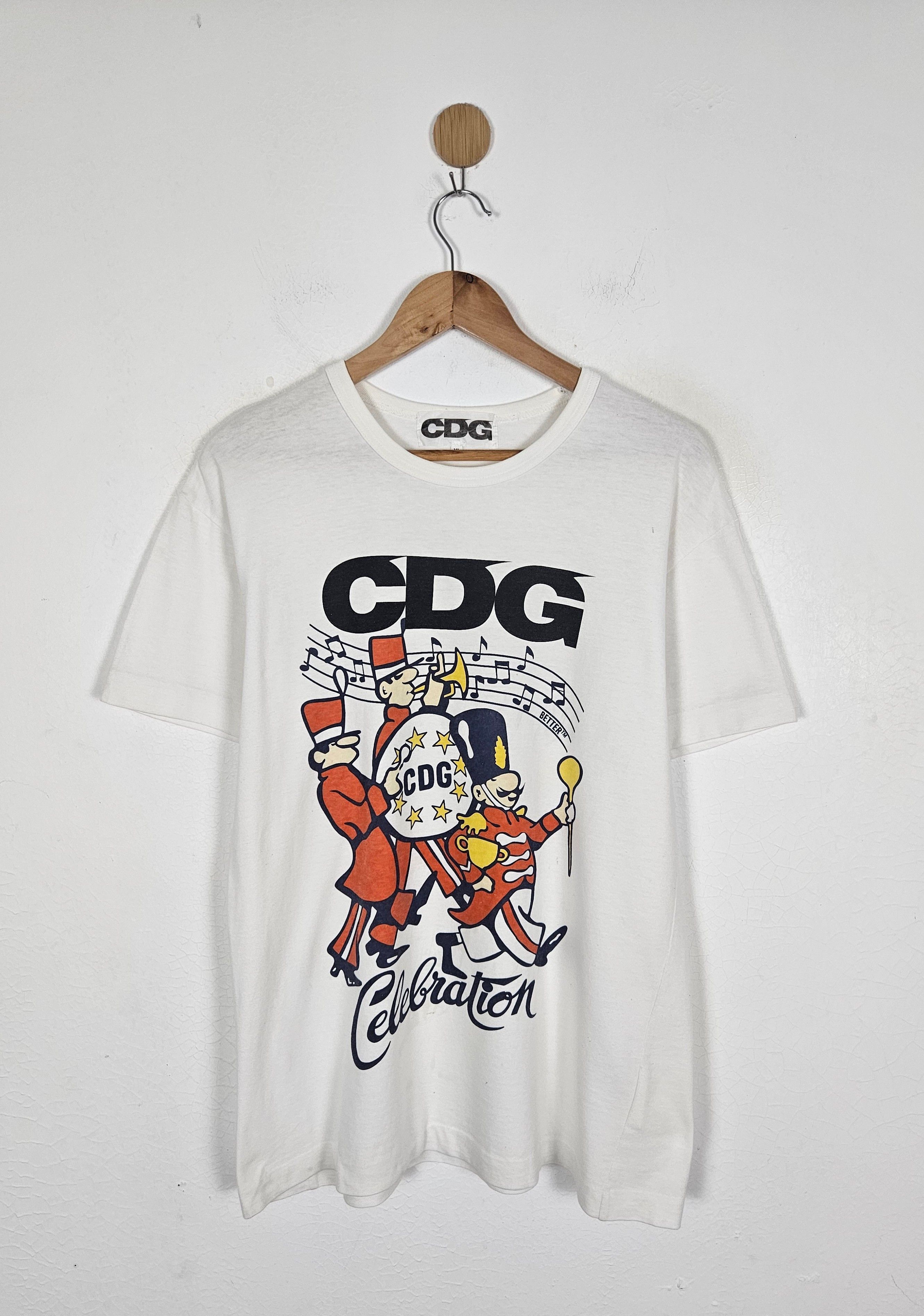 Comme des Garcons Comme des Garcons CDG Celebration Tee Shirt Size US XL / EU 56 / 4 - 1 Thumbnail