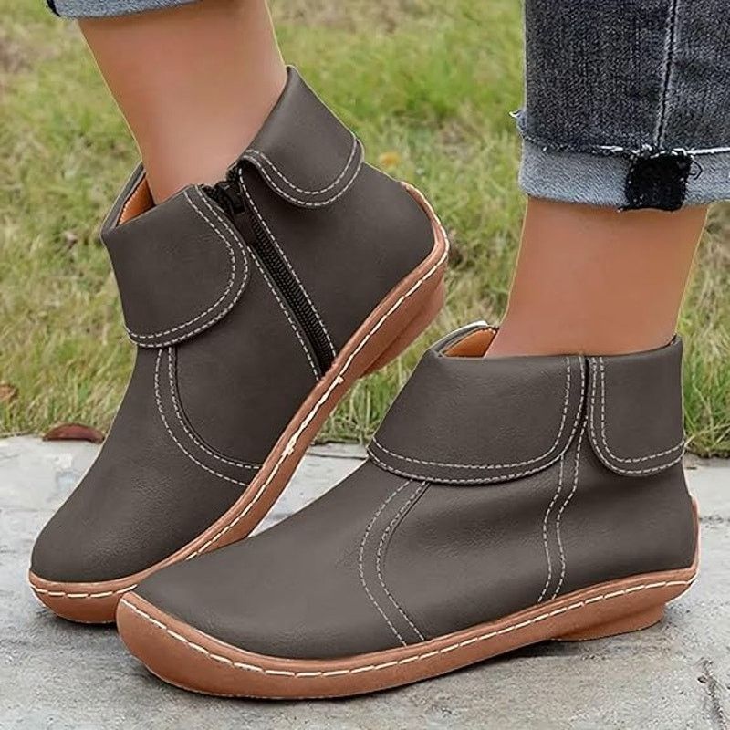 Other Fashion Womens Ankle Boot Comfortable Slip On Flat Size US 9.5 / IT 39.5 - 11 Thumbnail