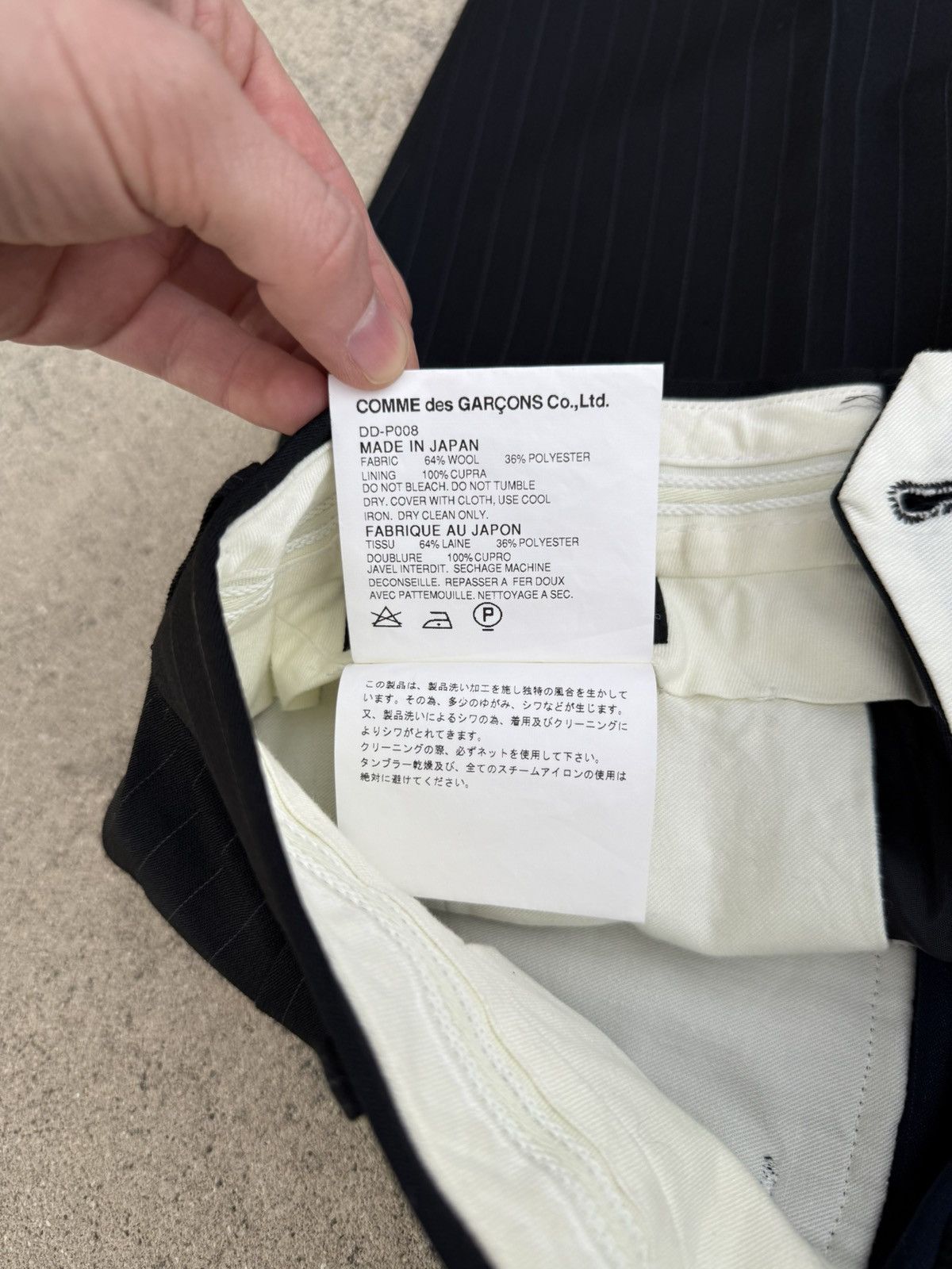 Comme des Garcons Homme Deux Comme des Garcons Homme Deux Trousers Size US 30 / EU 46 - 7 Thumbnail