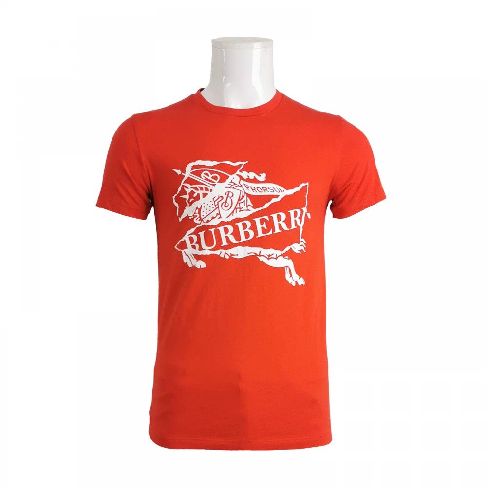 Burberry Burberry Cotton Equestrian Knight Logo Crewneck T-Shirt S Size US S / EU 44-46 / 1 - 1 Thumbnail