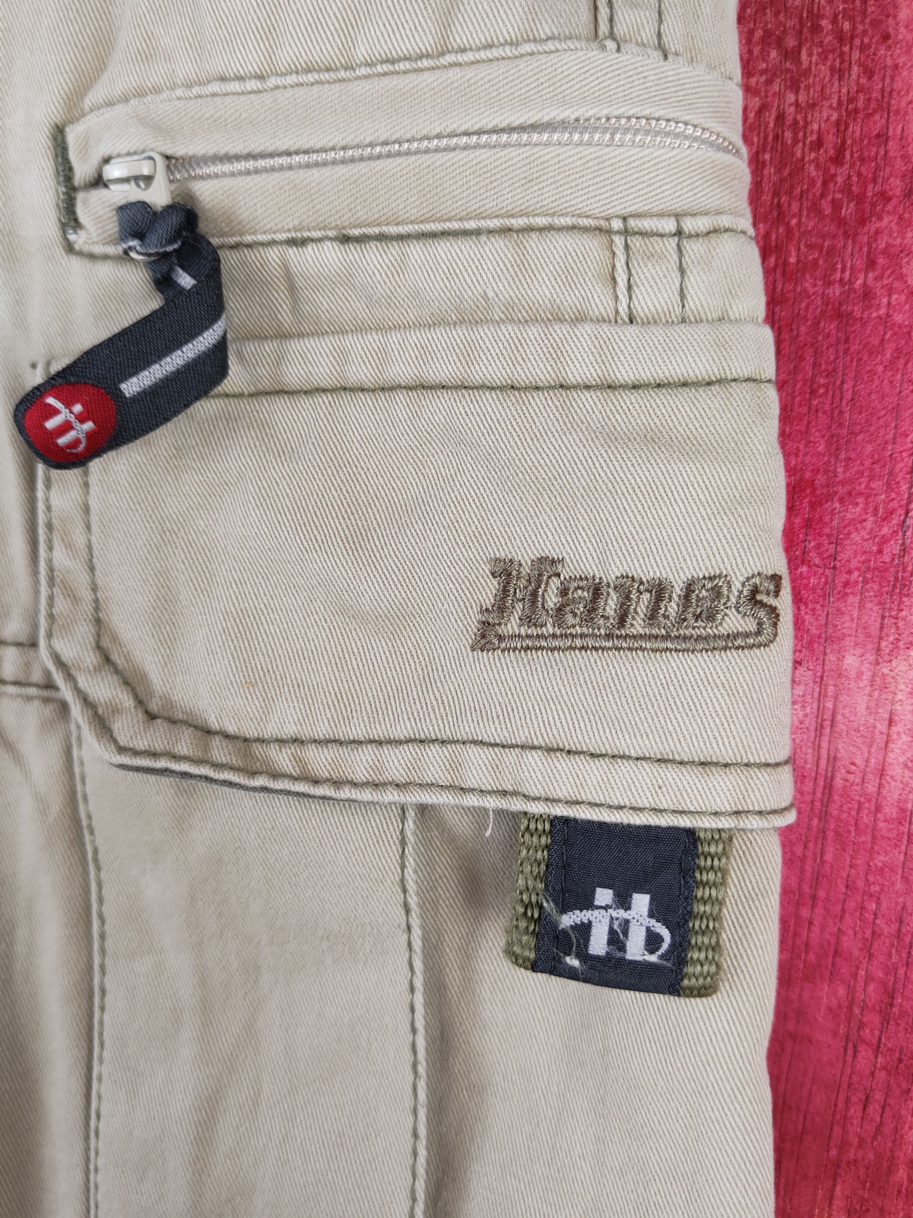 Hanes × Japanese Brand Hanes Beige Multipocket Tactical Cargo Pants #S1484 Size US 32 / EU 48 - 5 Thumbnail