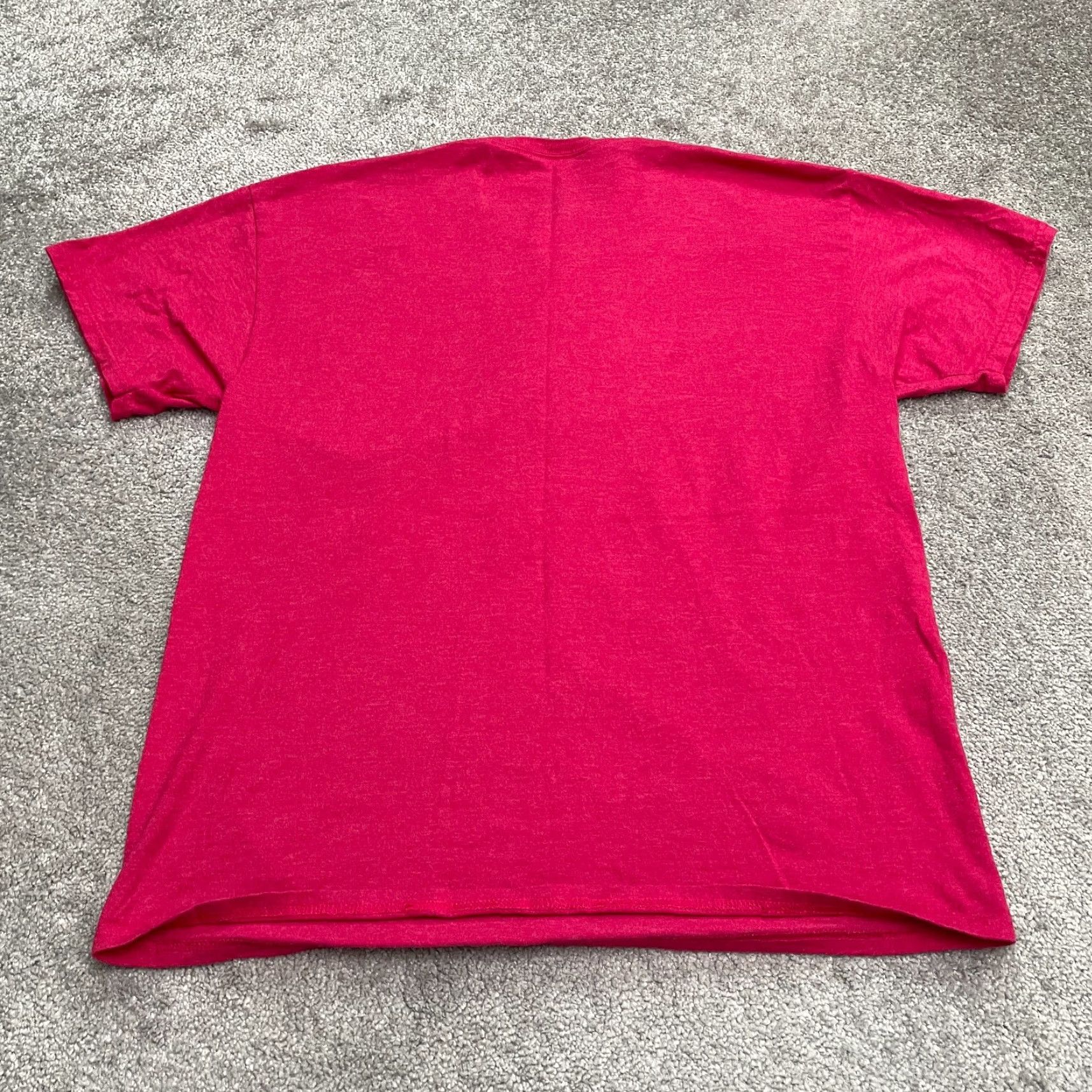 Fruit Of The Loom Fruit of the Loom T-Shirt Womens Large Red Graphic Print Casual Style Modern Lyrics Size L / US 10 / IT 46 - 2 Thumbnail