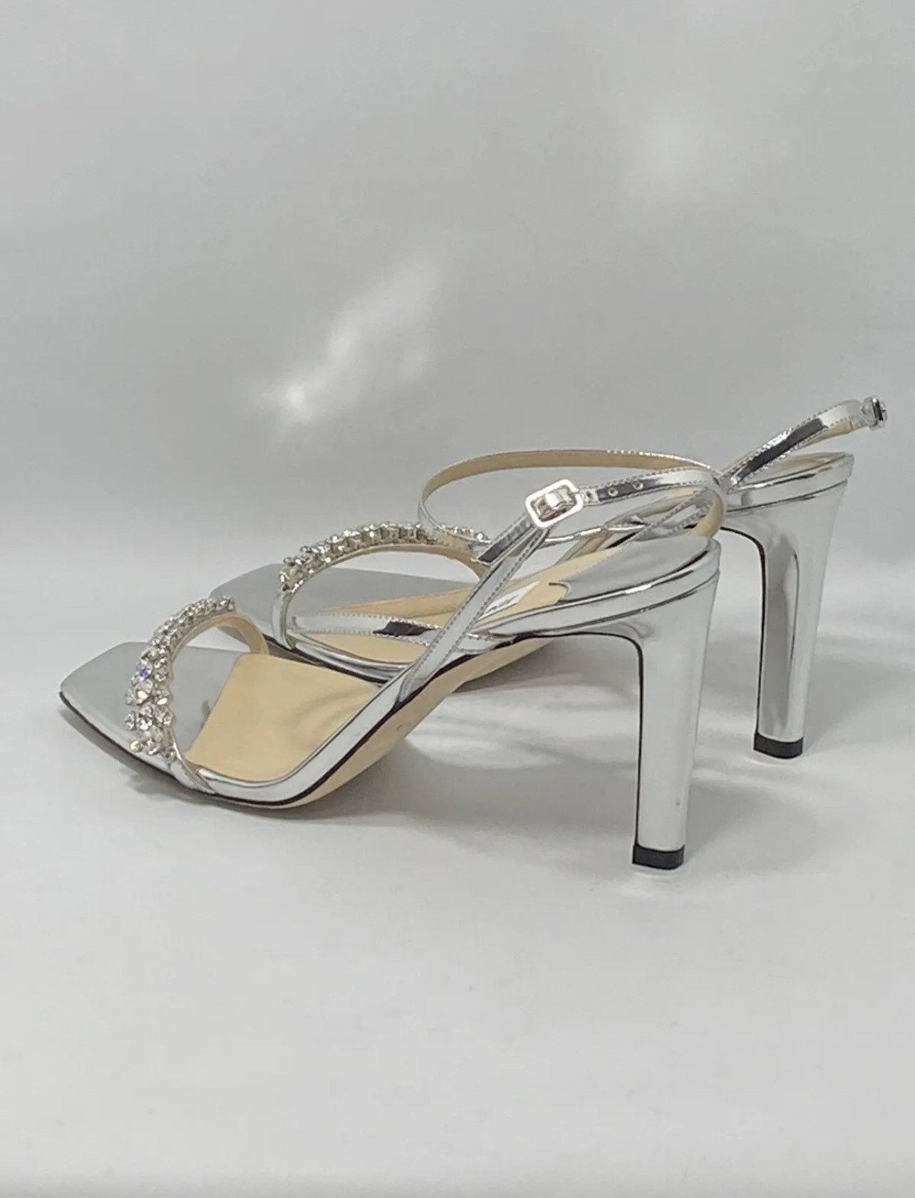 Jimmy Choo Jimmy Choo Meira Embellished Patent Leather Sandals size 39 Size US 9 / IT 39 - 8 Thumbnail