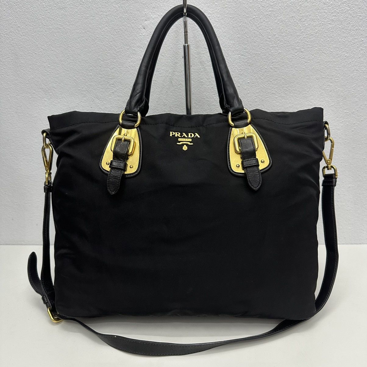 Prada ‼️LASTDROP‼️ AUTHENTIC PRADA TESSUTO CALF TOTE WITH LONG STRAP Size ONE SIZE - 2 Thumbnail