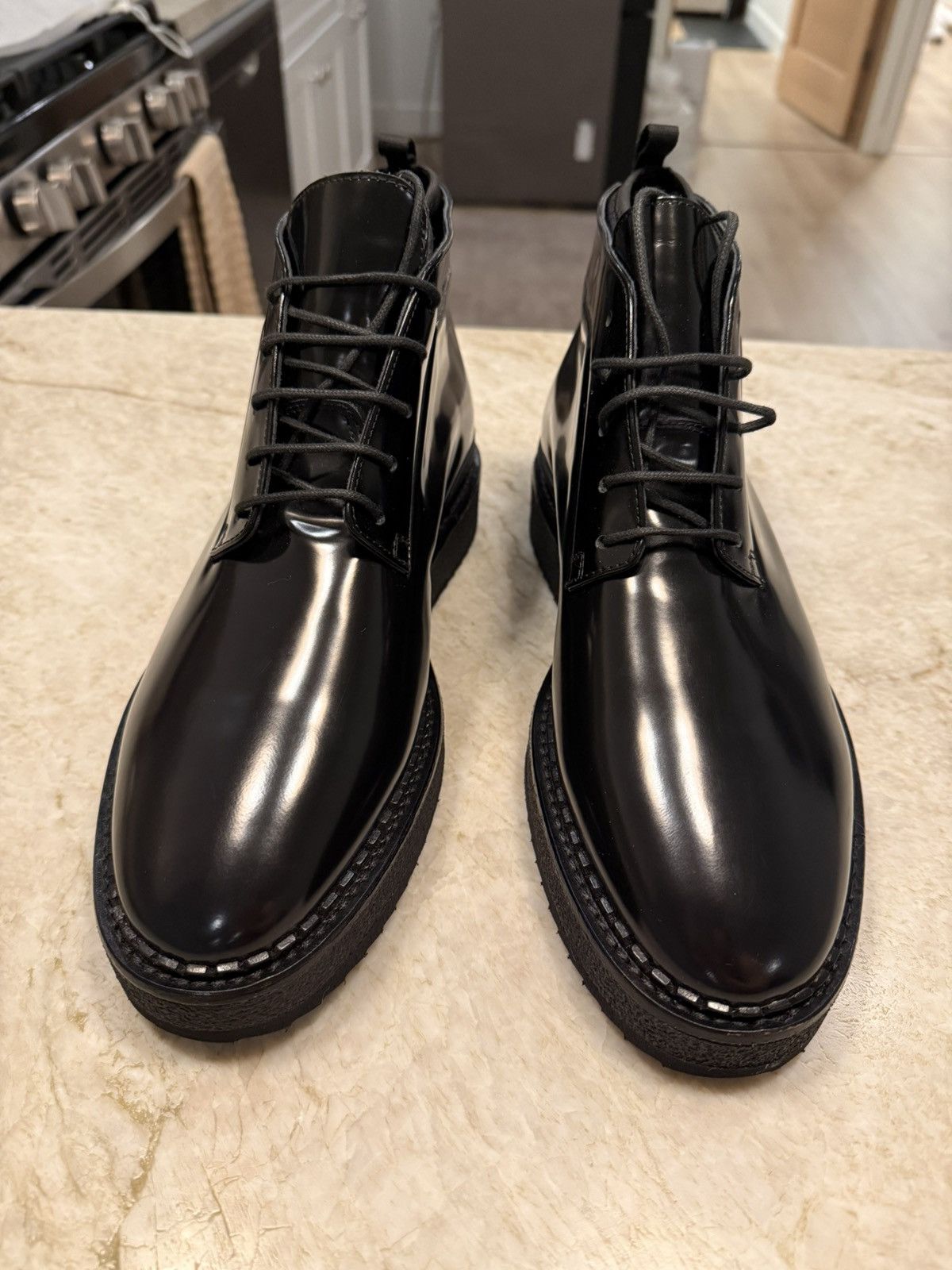 John Elliott John Elliott - Creeper II Patent Leather Boots (11 US) Size US 11 / EU 44 - 5 Thumbnail
