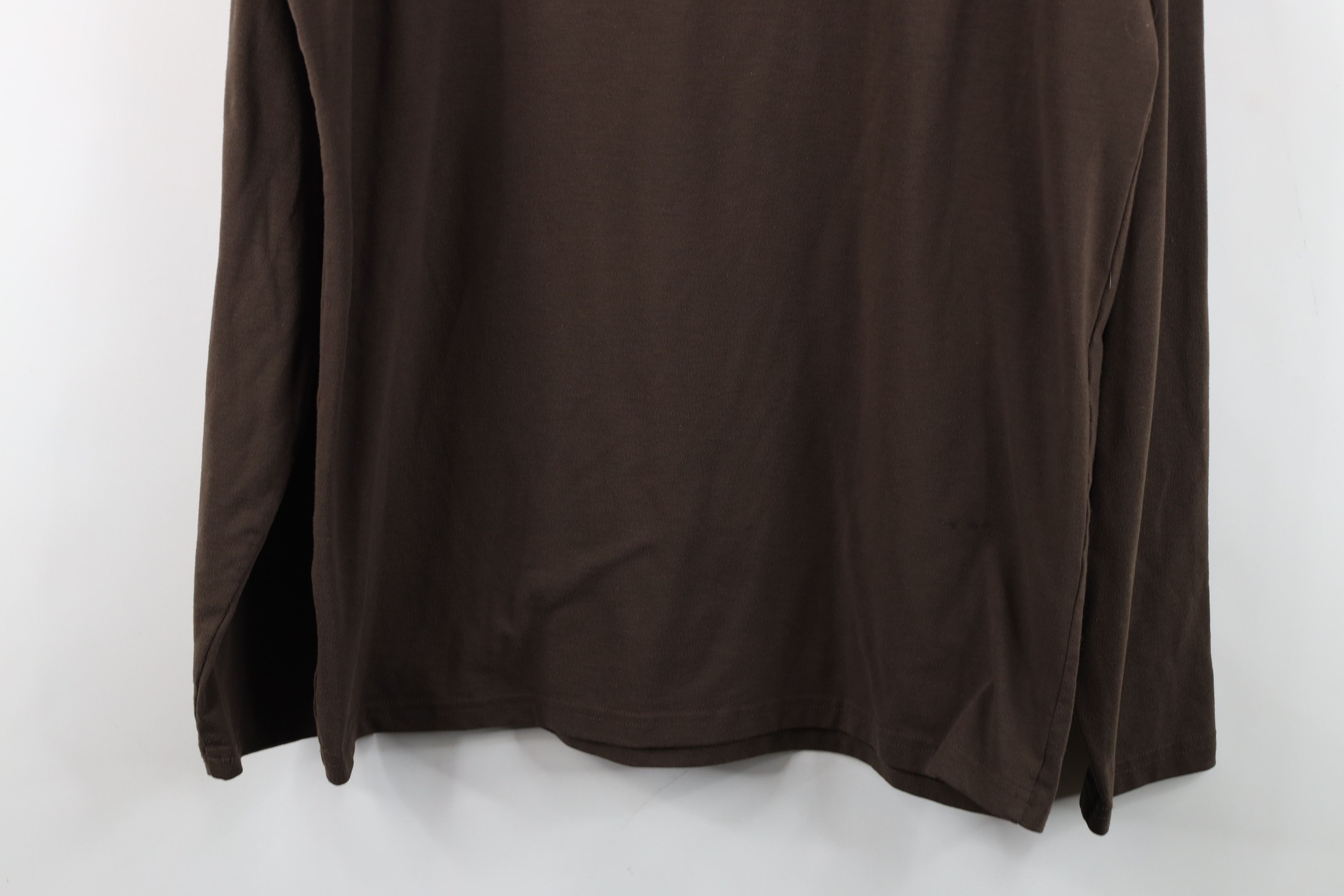 Under Armour Vintage Y2K Under Armour Tactical Long Sleeve T-Shirt Brown Size US S / EU 44-46 / 1 - 14 Thumbnail