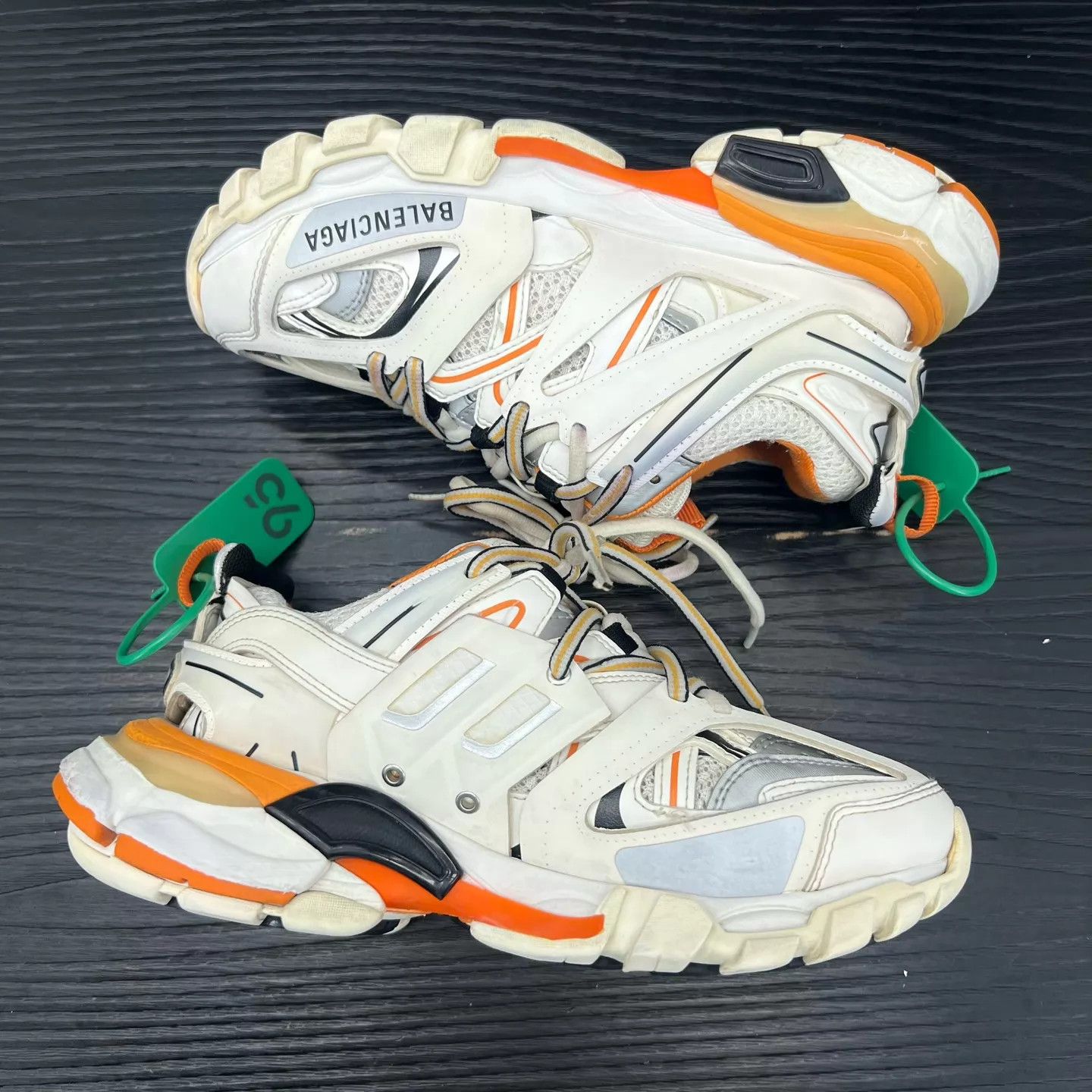 Balenciaga Balenciaga Track White Orange 35 Size US 4.5 / IT 34.5 - 3 Thumbnail