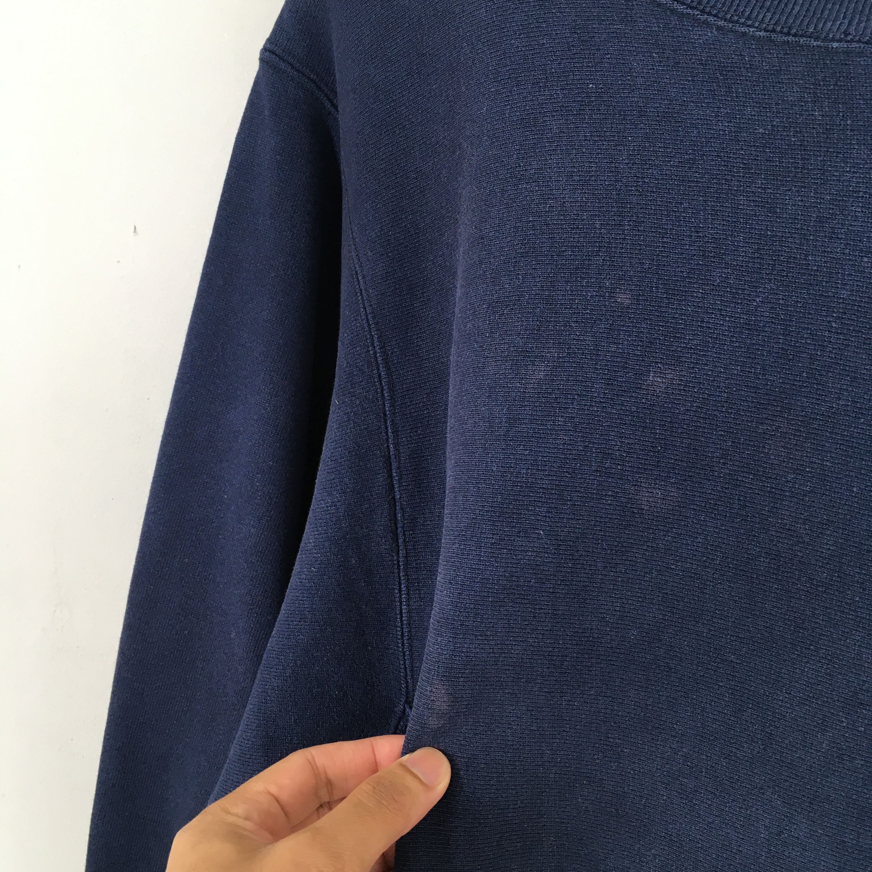 Champion × Russell Athletic × Vintage Vintage 80s Champion Reverse Weave Blue Sweatshirt Medium Size US M / EU 48-50 / 2 - 5 Thumbnail