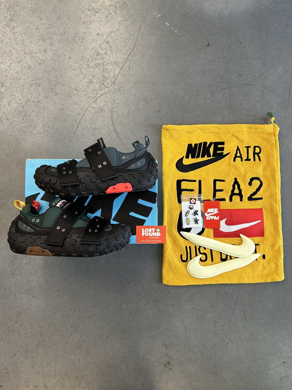 Pre-owned Cactus Plant Flea Market X Nike 2023 Nike Cpfm Air Flea 2 Faded Spruce Shoes In Green
