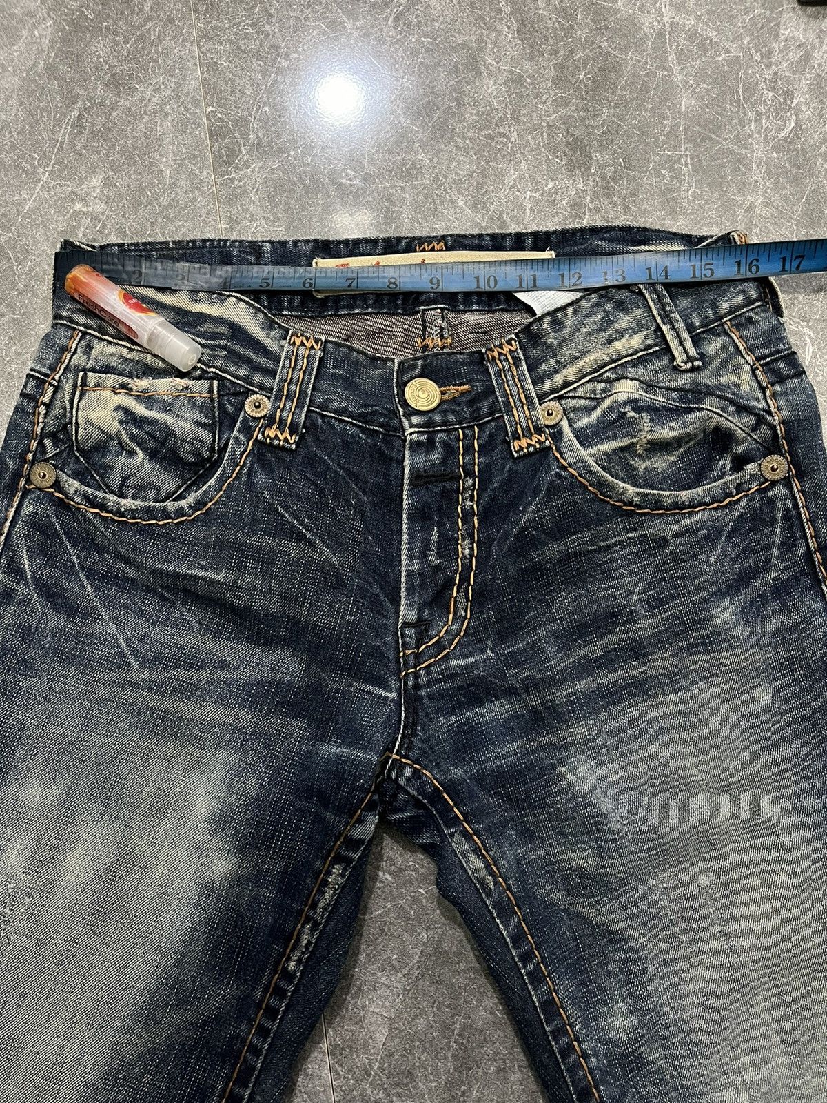 If Six Was Nine Y2K Flared Buckaroo Distress Jeans Size US 32 / EU 48 - 12 Thumbnail