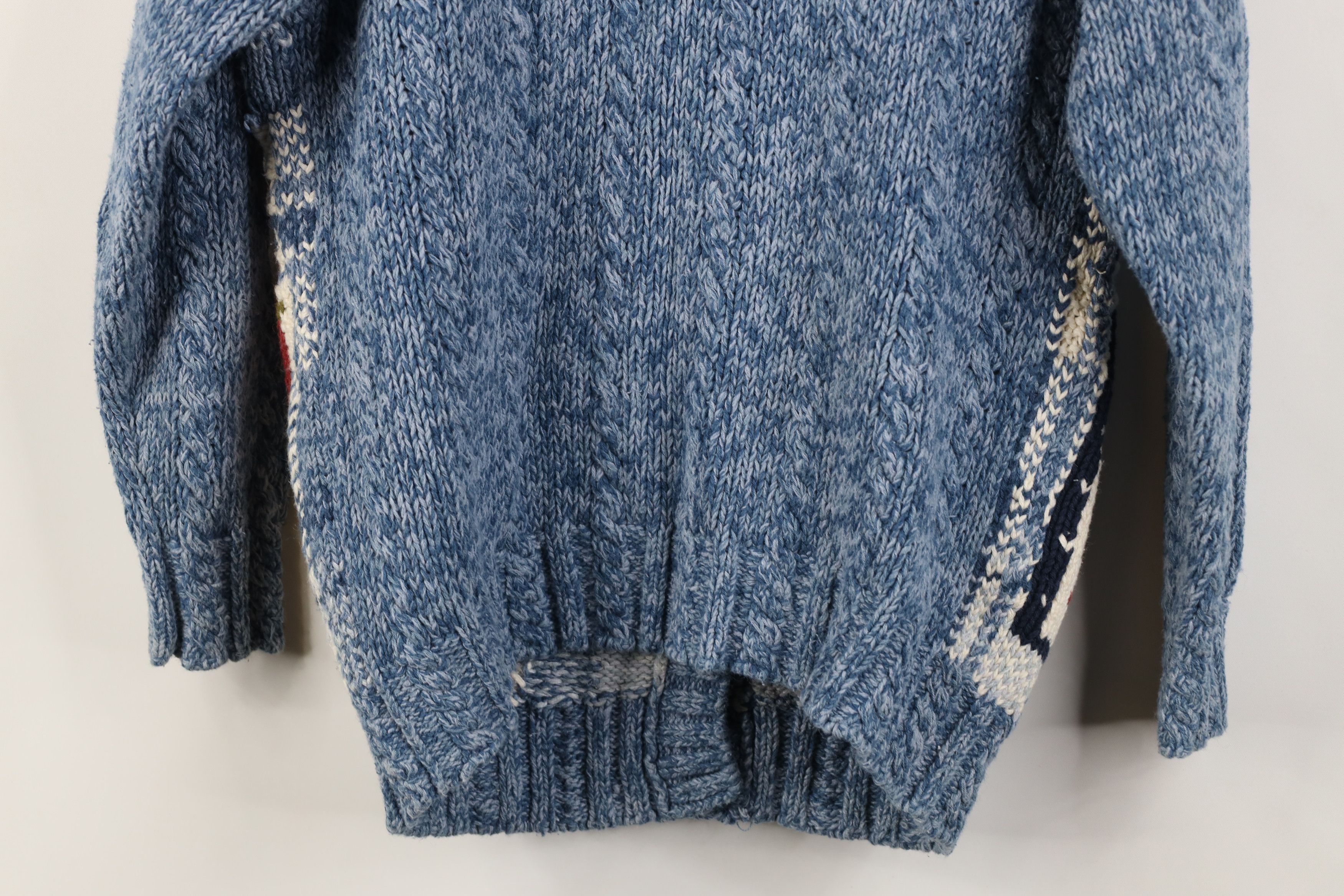 Vintage Vintage 90s Streetwear Embroidered Flower Cardigan Sweater Size M / US 6-8 / IT 42-44 - 14 Thumbnail