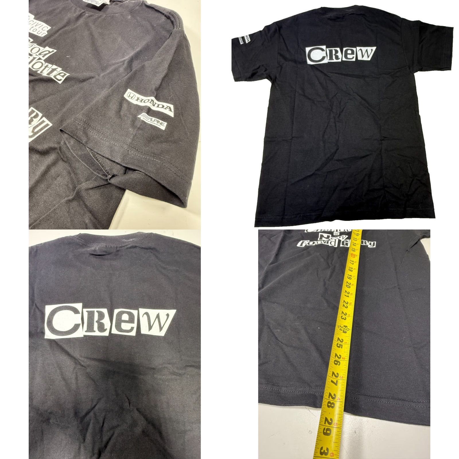 Vintage VINTAGE Tour Civ ic 2000 CIVIC TOUR TRL MTV GOOD CHARLOTTE NEW FOUND GLORY T-SHIRT CREW M Black Band Shirt Mens Size US M / EU 48-50 / 2 - 8 Thumbnail