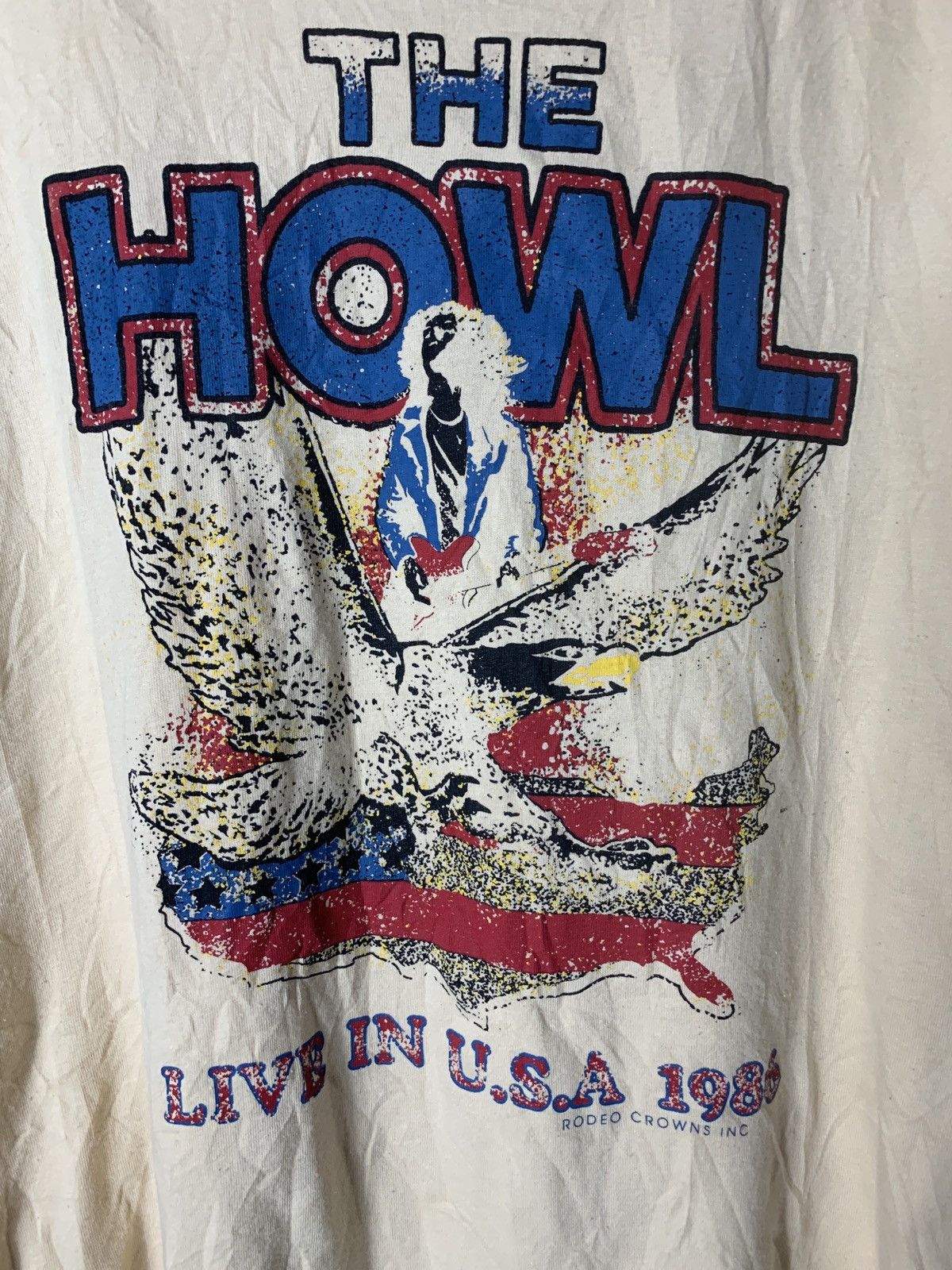 Japanese Brand × Vintage Vintage The Howl Live In USA 1986 Tshirt Size US XXL / EU 58 / 5 - 8 Thumbnail