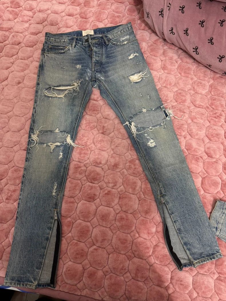 Fear of God Fear of God OG Blue Cow Size US 32 / EU 48 - 1 Thumbnail