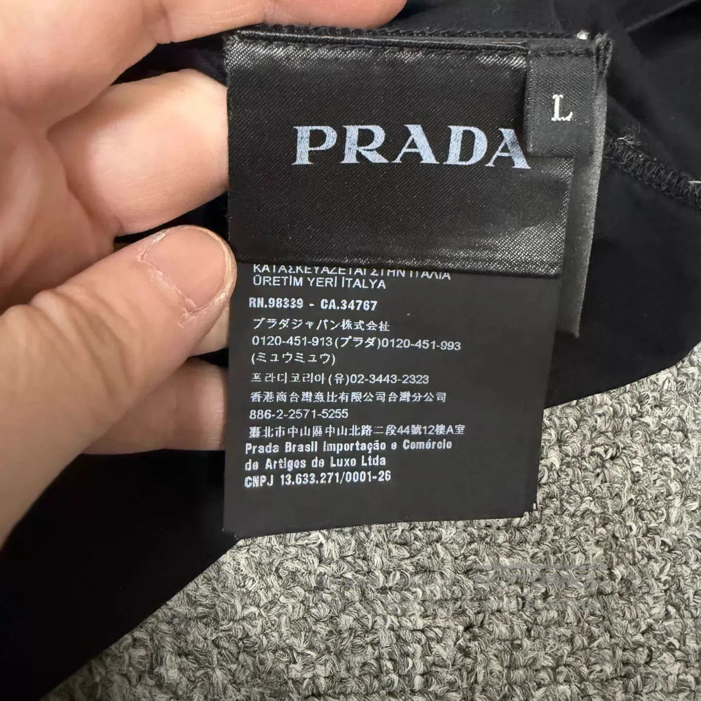 Prada Black Short. Size US L / EU 52-54 / 3 - 4 Thumbnail