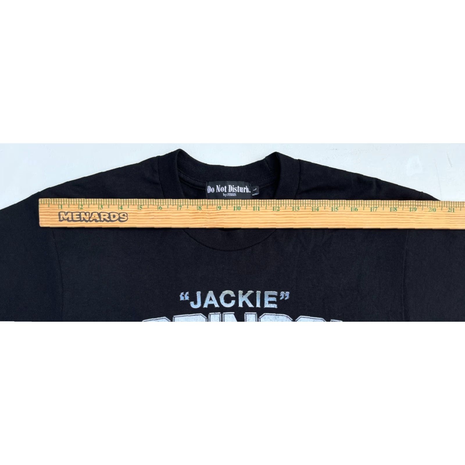 Disturbia Do Not Disturb Jackie Robinson 42 HC Negro Leagues T-Shirt L Black Mens Size US L / EU 52-54 / 3 - 6 Thumbnail