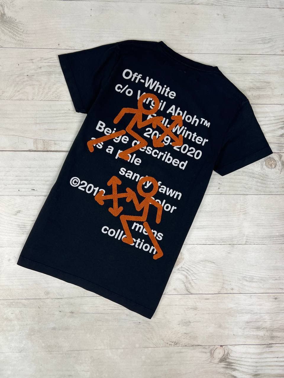 Off-White Off-White 2019 Pictogram Stickman Tee Size US XS / EU 42 / 0 - 1 Thumbnail