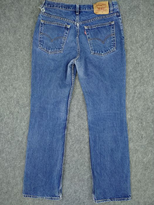 Levi's 517 BOOT CUT Bootcut denim pants for men, equivalent to w29 cotton blue type Vintage Second Hand main image 0
